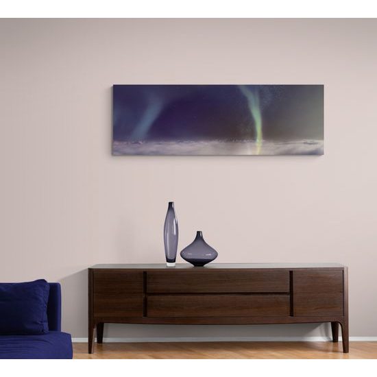 Obraz polárna žiara na oblohe