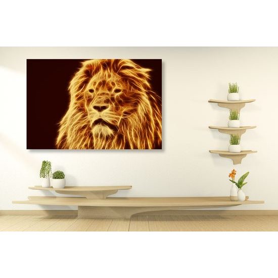 Obraz umelecká abstrakcia Leva