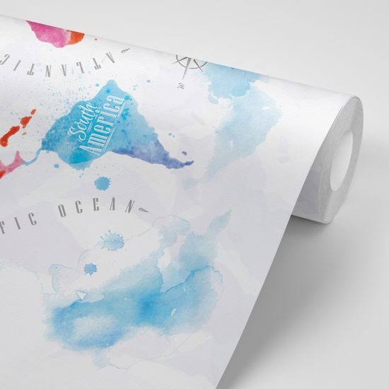 Tapeta umelecká mapa sveta