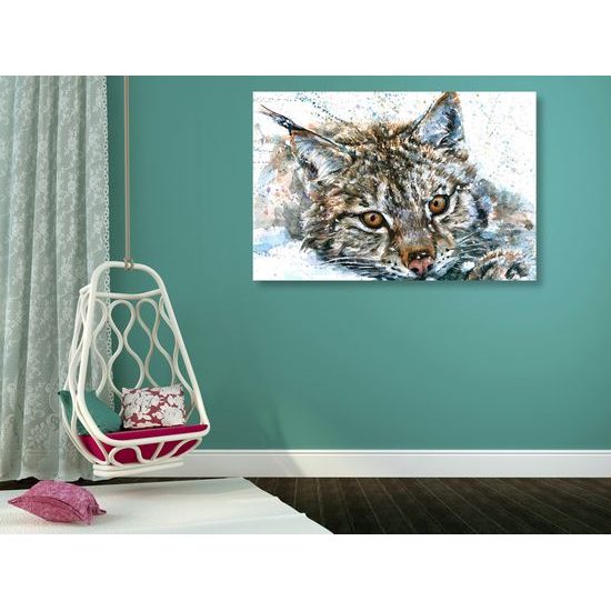 Obraz majestátne mláďa rysa