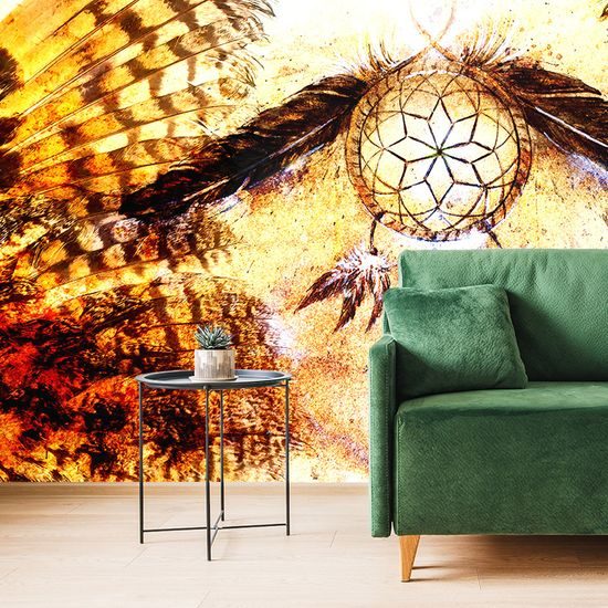 Samolepiaca tapeta lapač snov s indiánskymi prvkami