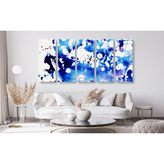 5-dielny obraz umelecká abstraktná maľba