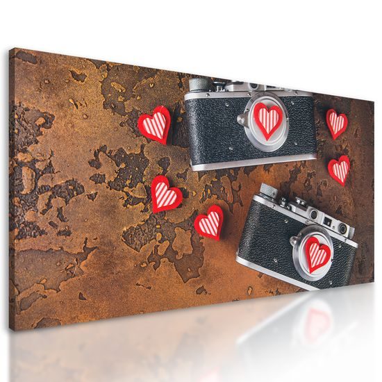 Obraz dva historické fotoaparáty