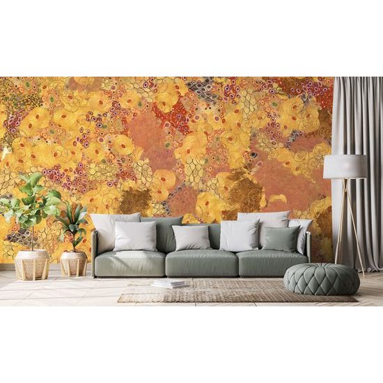 Samolepiaca tapeta abstrakcia v duchu G. Klimta