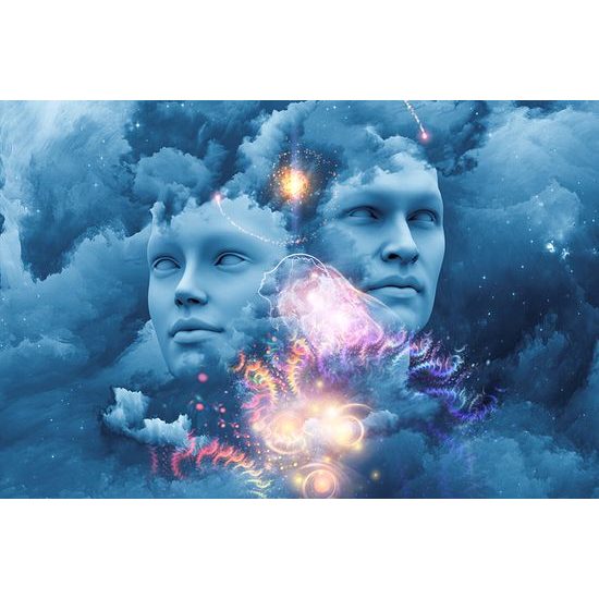 Samolepiaca tapeta nadprirodzené tváre