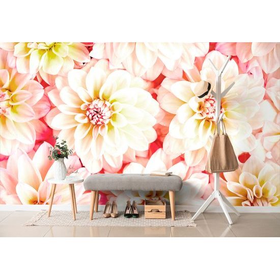 Samolepiaca fototapeta pôvabné dálie v pastelových odtieňoch