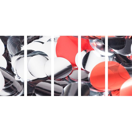 5-dielny obraz párty konfety