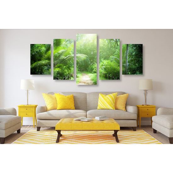 5-dielny cestička v tropickom raji