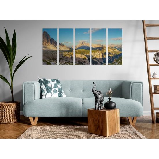 5-dielny obraz čarovný výhľad