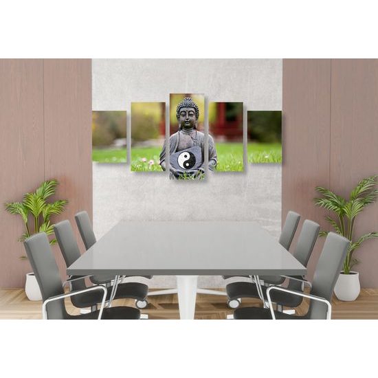 5-dielny obraz jin a jang