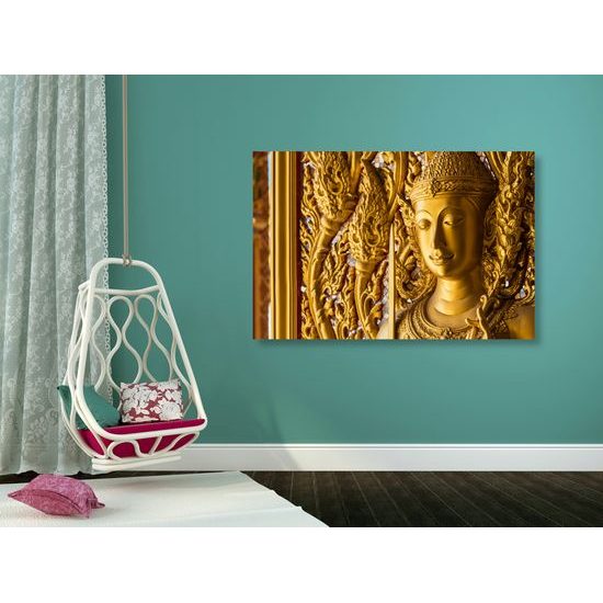 Obraz zlatý Budha