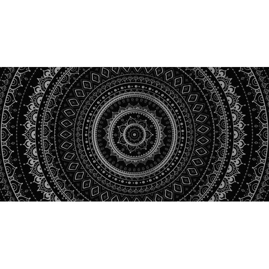 Obraz krásna čiernobiela Mandala