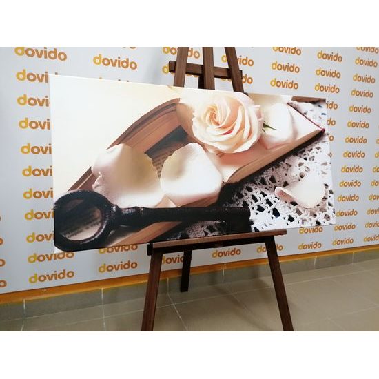 Obraz ruža a tajný kľúč