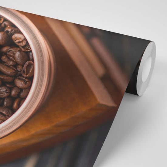 Samolepiaca fototapeta ručný mlynček s kávou