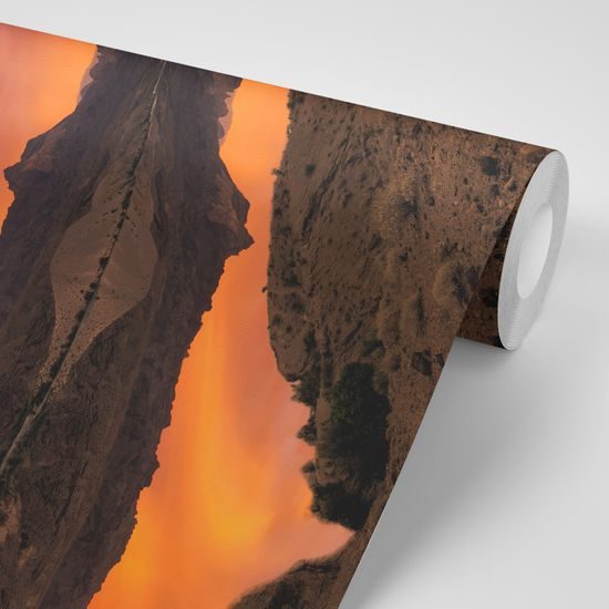 Okúzľujúca samolepiaca tapeta hra oblakov