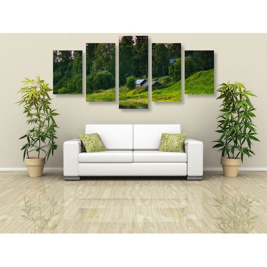 5-dielny obraz ukľudnujúca príroda