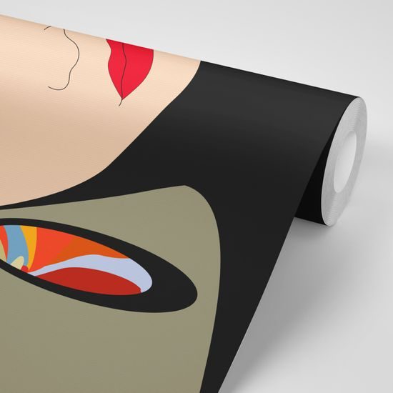 Tapeta tajomná žena v klobúku