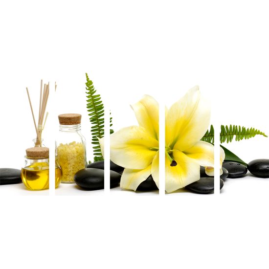 5-dielny obraz relaxačné zátišie