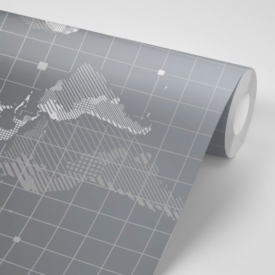 Samolepiaca tapeta mapa sveta v modernom prevedení