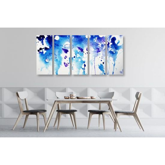 5-dielny obraz nádherná umelecká abstraktná maľba