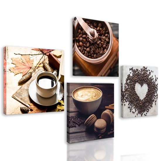 Set obrazov pre milovníkov kávy