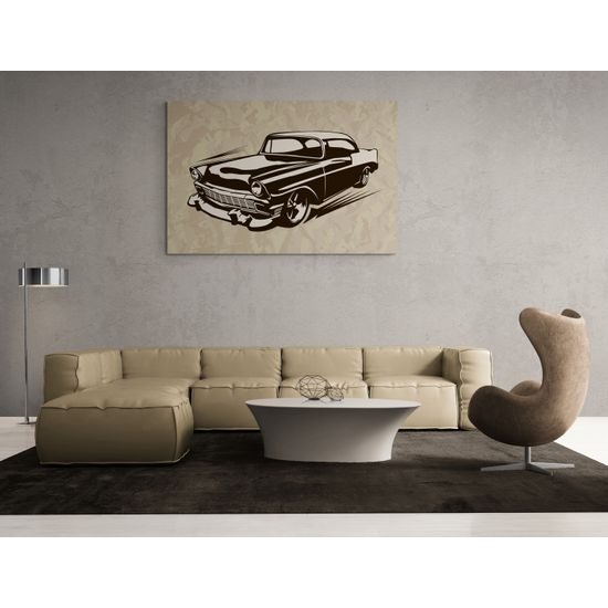 Obraz krásne zobrazenie retro veterána