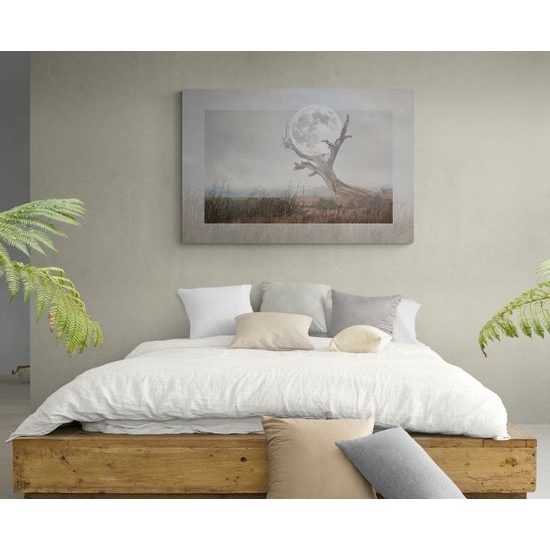 Obraz umelecké zobrazenie mesiaca