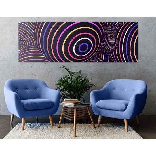 Obraz optická ilúzia tvorená guličkami