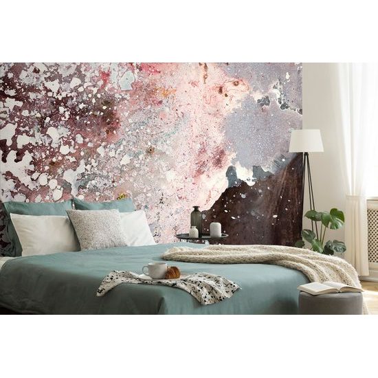 Samolepiaca tapeta nezvyčajná abstrakcia v jemných farbách