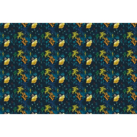 Samolepiaca tapeta nádherný morksý svet v tmavom prevedení