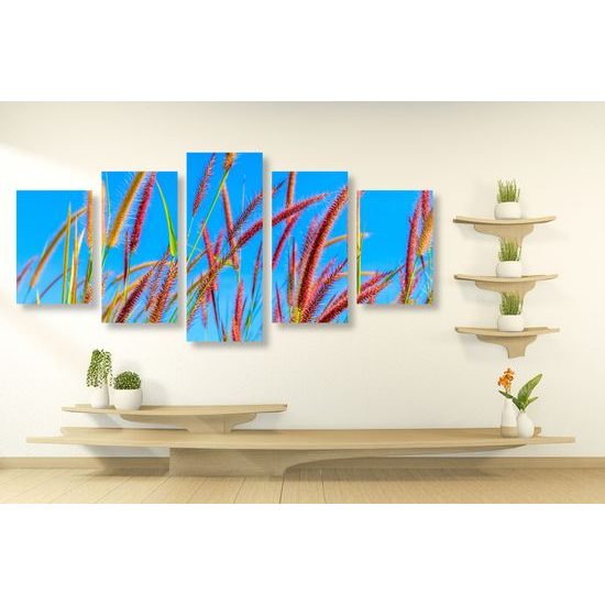 5-dielny obraz lúka pod šírim nebom