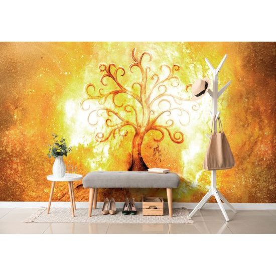 Samolepiaca tapeta žiarivý strom života