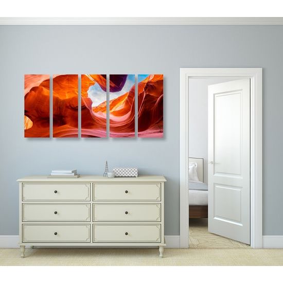 5-dielny obraz jedinečnosť Antelope Canyonu