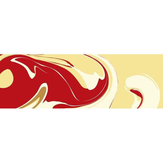 Obraz zaujímavá umelecká abstrakcia zemitých farbách