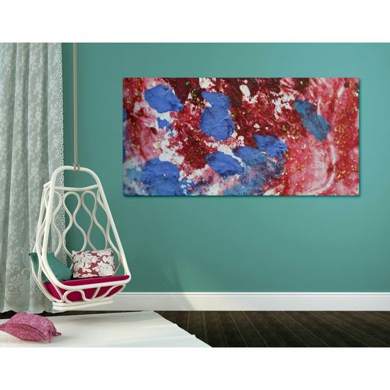 Obraz detail akvarelovej abstrakcie