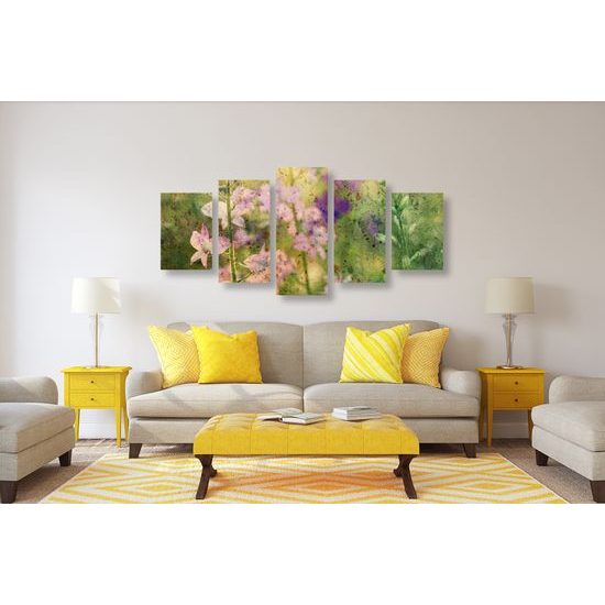5-dielny obraz umelecké znázornenie prírody