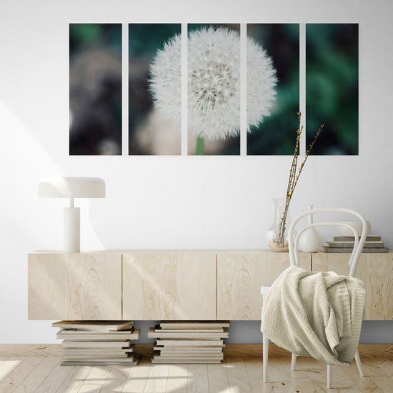 5-dielny obraz dokonalá púpava