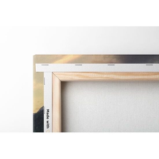 Obraz jazero obklopené horami