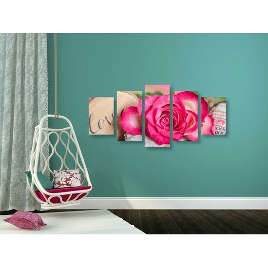 5-dielny obraz vyznanie lásky