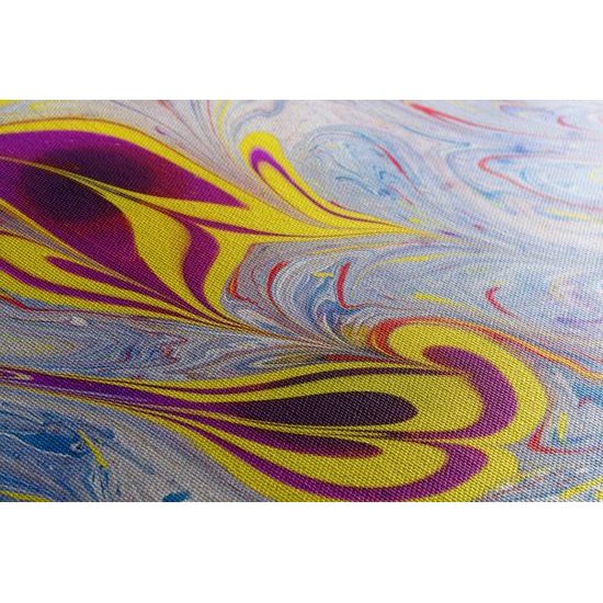 Obraz zaujímavá hra farieb v Ebru prevedení