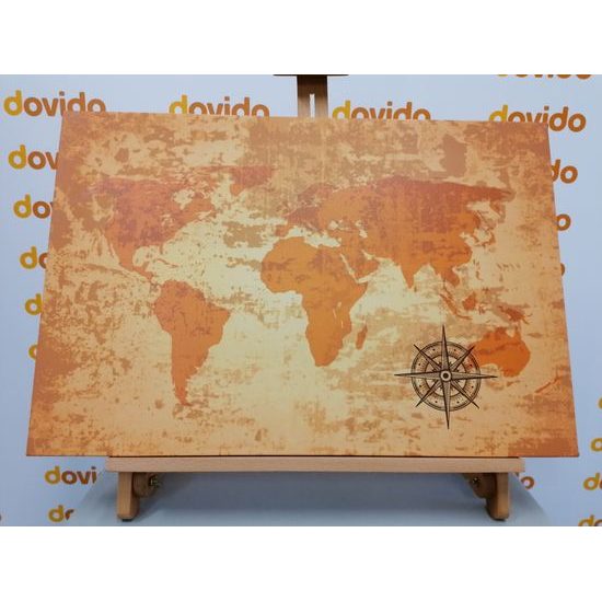 Obraz historická mapa