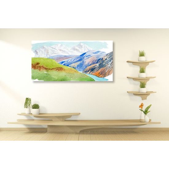 Obraz horská krajina