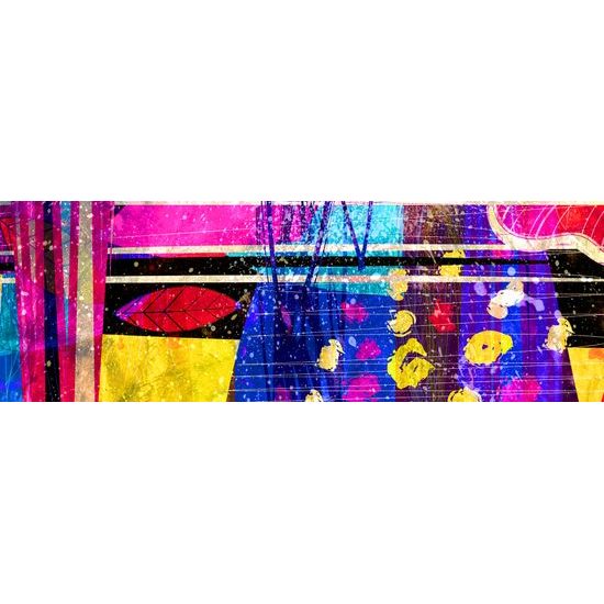 Obraz abstraktný výbuch farieb a vzorov