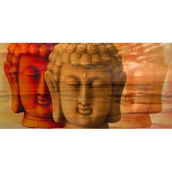 Obraz tri tváre Budhu