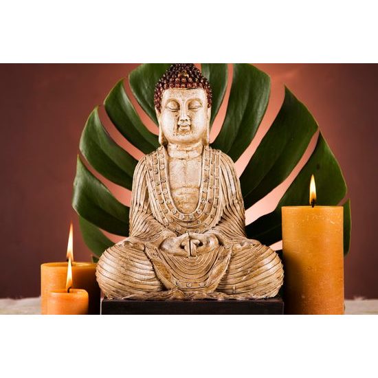 Obraz soška Budhu v Zen zátiší