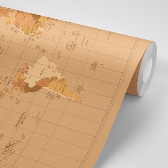 Tapeta stará mapa sveta