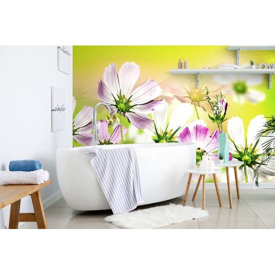 Samolepiaca tapeta jemnosť kvetov