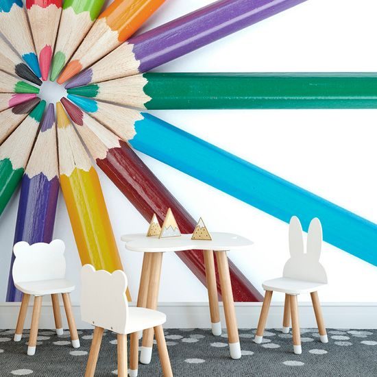 Samolepiaca tapeta kruh z pasteliek