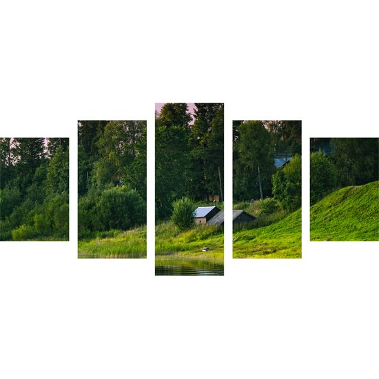 5-dielny obraz ukľudnujúca príroda
