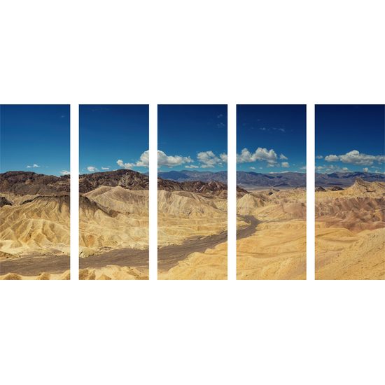 5-dielny obraz púštne duny